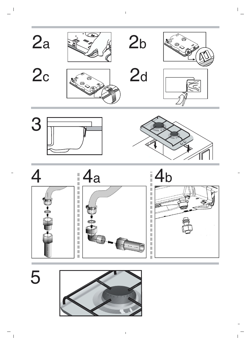 Bosch PCX345E Edelstahl Massekochplatten-Schaltermulde Domino User Manual | Page 2 / 16