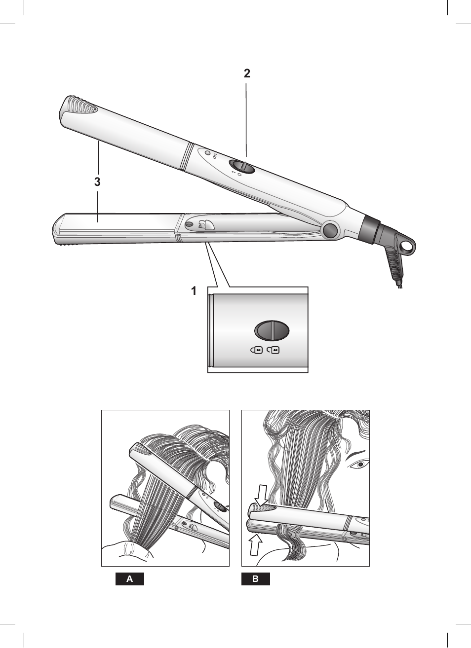Bosch PHS2004 Haarglätter Purple Passion User Manual | Page 3 / 50