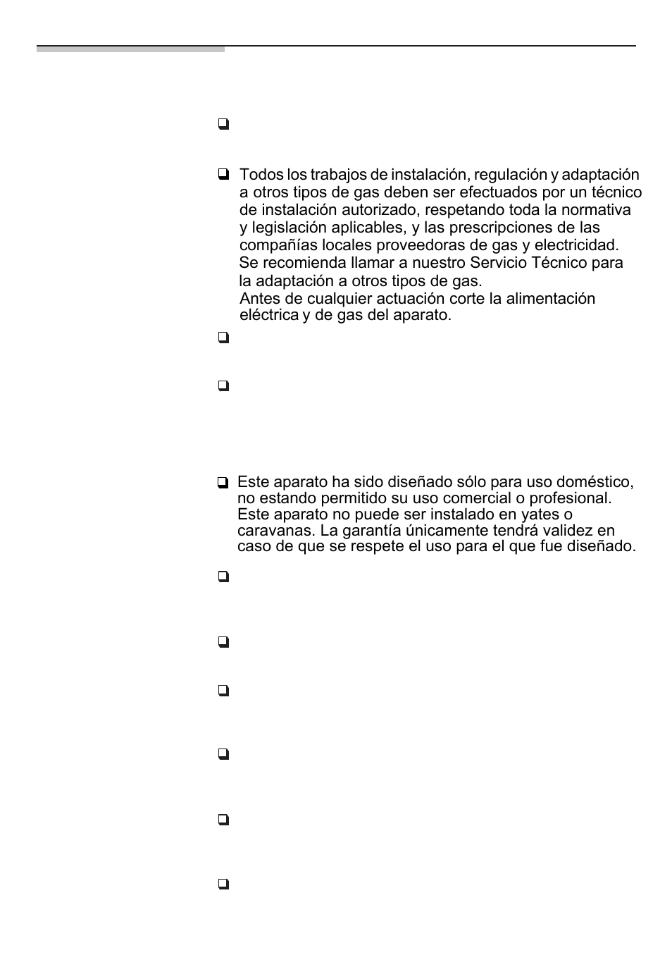 Advertencias de seguridad | Bosch NNH615XEU Gas-Kochfeld Edelstahl 60 cm User Manual | Page 53 / 98