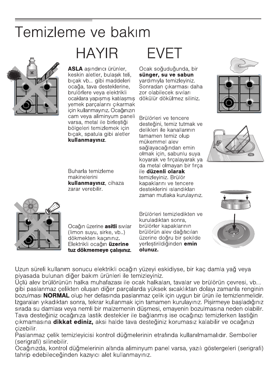 Bosch NNH615XEU Gas-Kochfeld Edelstahl 60 cm User Manual | Page 96 / 98