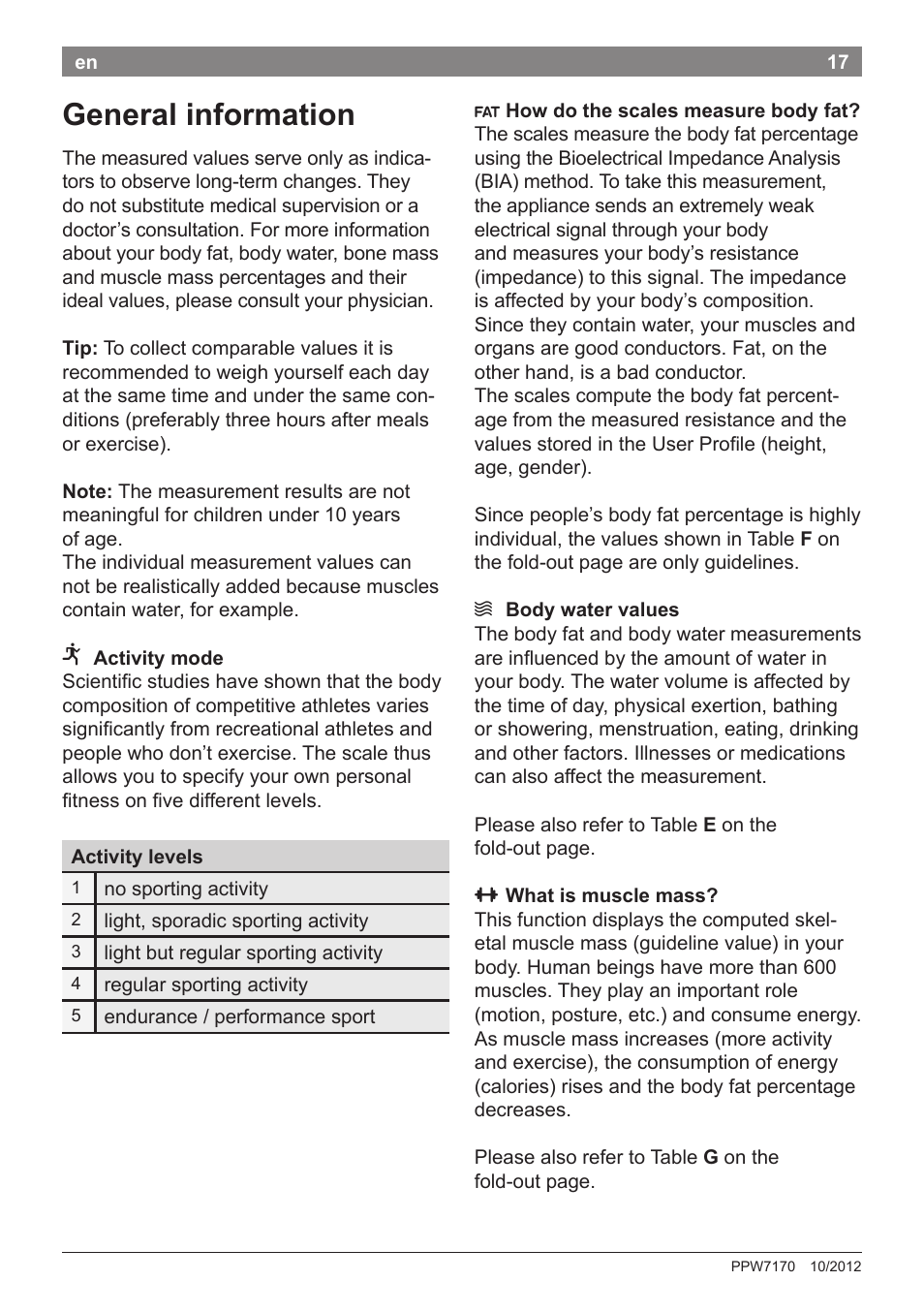 General information | Bosch PPW7170 Analysewaage elektronisch AxxenceAnalysis Graphic User Manual | Page 17 / 137