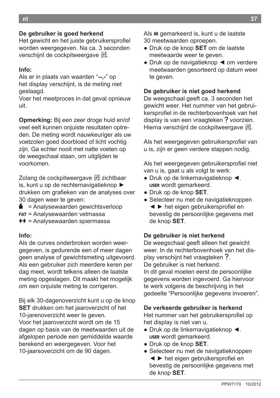 Bosch PPW7170 Analysewaage elektronisch AxxenceAnalysis Graphic User Manual | Page 37 / 137