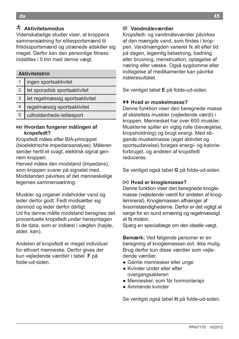 Bosch PPW7170 Analysewaage elektronisch AxxenceAnalysis Graphic User Manual | Page 45 / 137