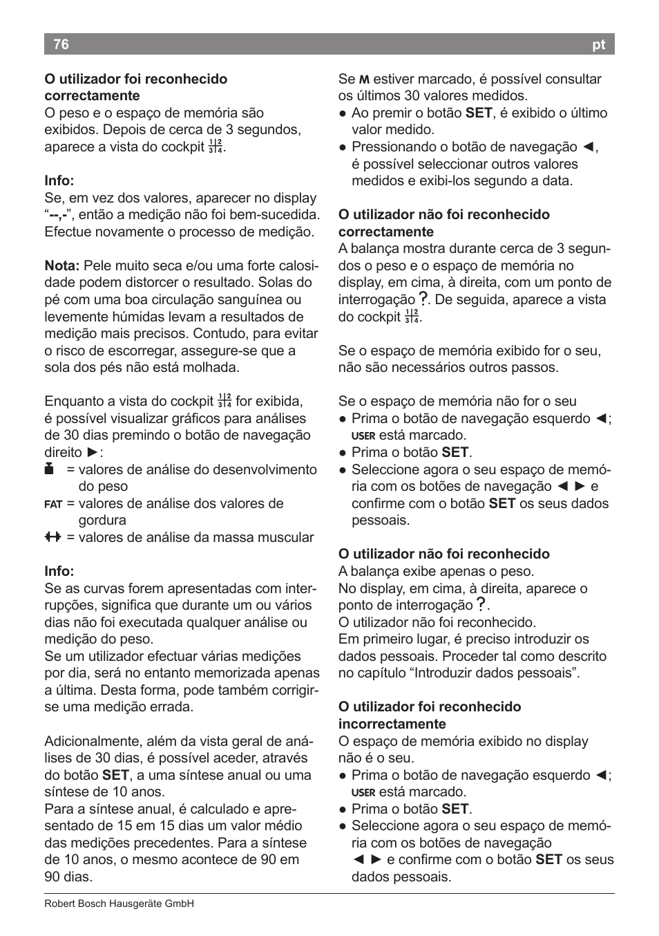 Bosch PPW7170 Analysewaage elektronisch AxxenceAnalysis Graphic User Manual | Page 76 / 137