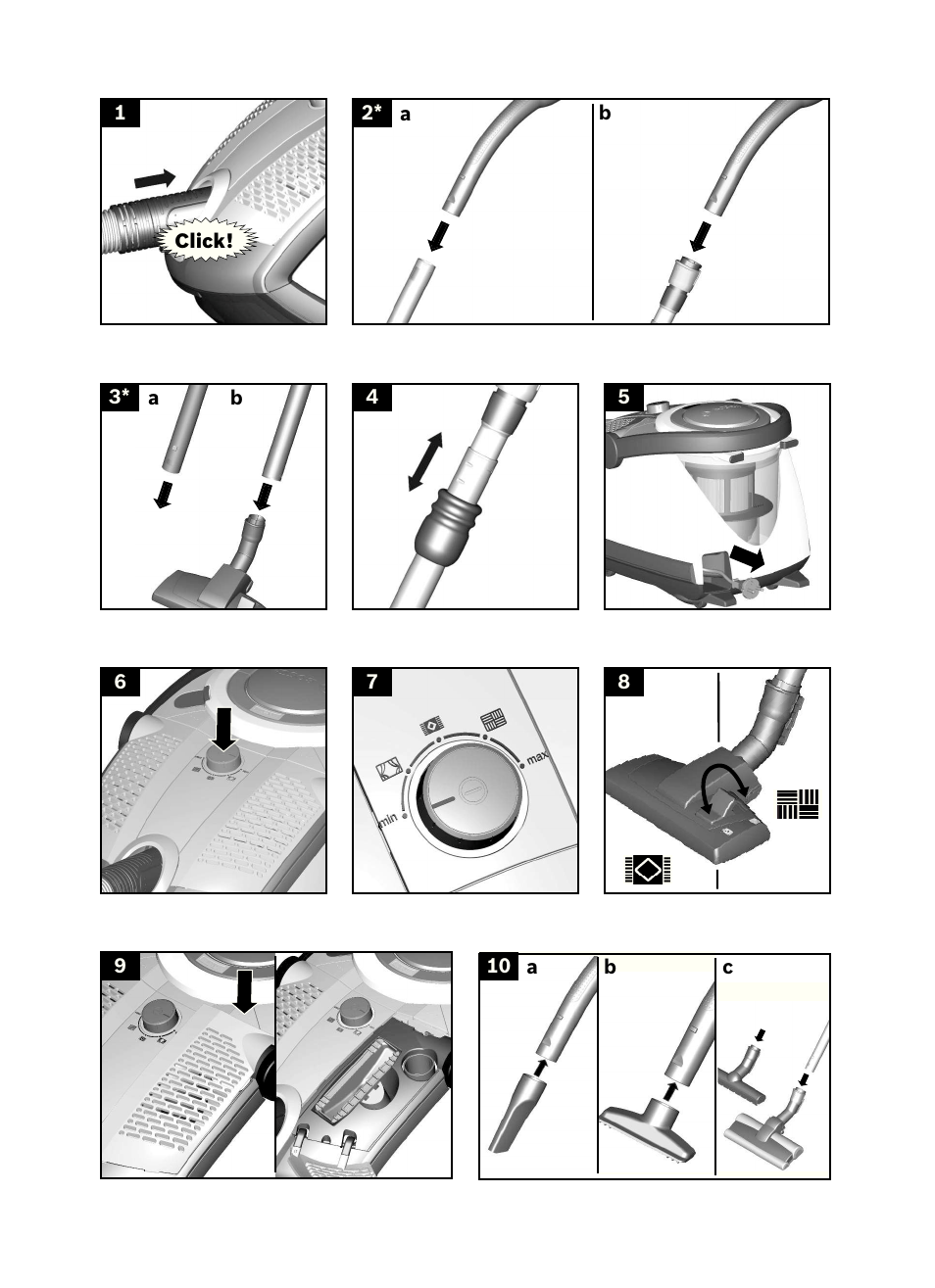 Bosch Roxx´x HomeProfessional Beutelloser Bodenstaubsauger BGS6PRO2 titanium User Manual | Page 114 / 117