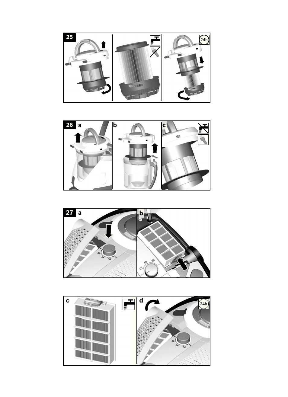 Bosch Roxx´x HomeProfessional Beutelloser Bodenstaubsauger BGS6PRO2 titanium User Manual | Page 117 / 117