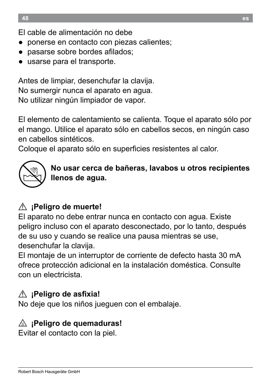 Bosch PHC9790 Lockenstab ProSalon Big Hair User Manual | Page 50 / 108