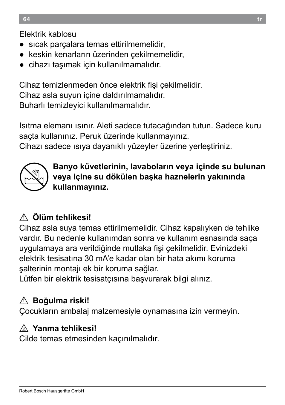 Bosch PHC9790 Lockenstab ProSalon Big Hair User Manual | Page 66 / 108