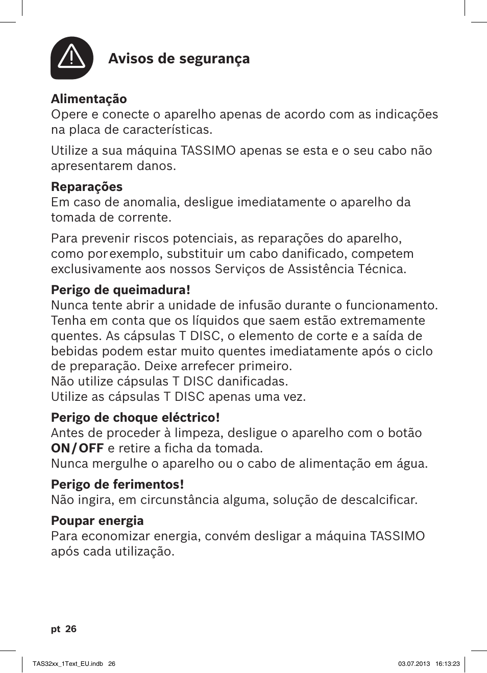 Bosch Multigetränkesystem TAS3203 Autumn Red User Manual | Page 28 / 66