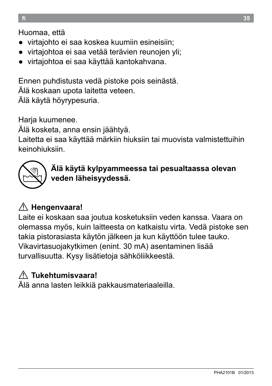 Bosch PHA2101 Warmluftstylingbürste StarShine CurlStyle User Manual | Page 37 / 87