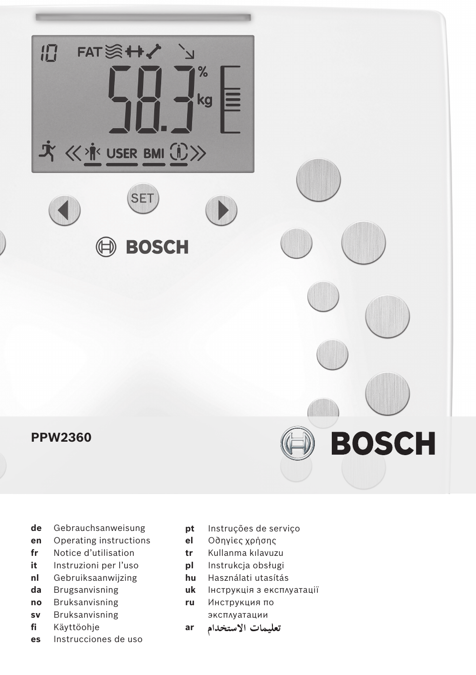 Bosch PPW2360 Analysewaage elektronisch AxxenceAnalysis Graphic User Manual | 130 pages