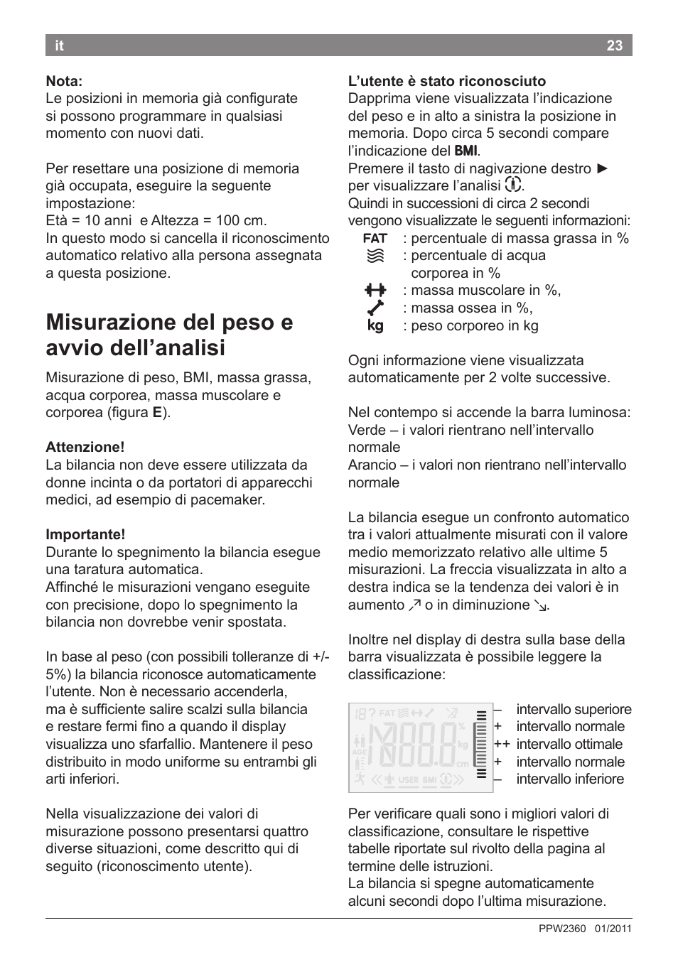 Misurazione del peso e avvio dell’analisi | Bosch PPW2360 Analysewaage elektronisch AxxenceAnalysis Graphic User Manual | Page 27 / 130