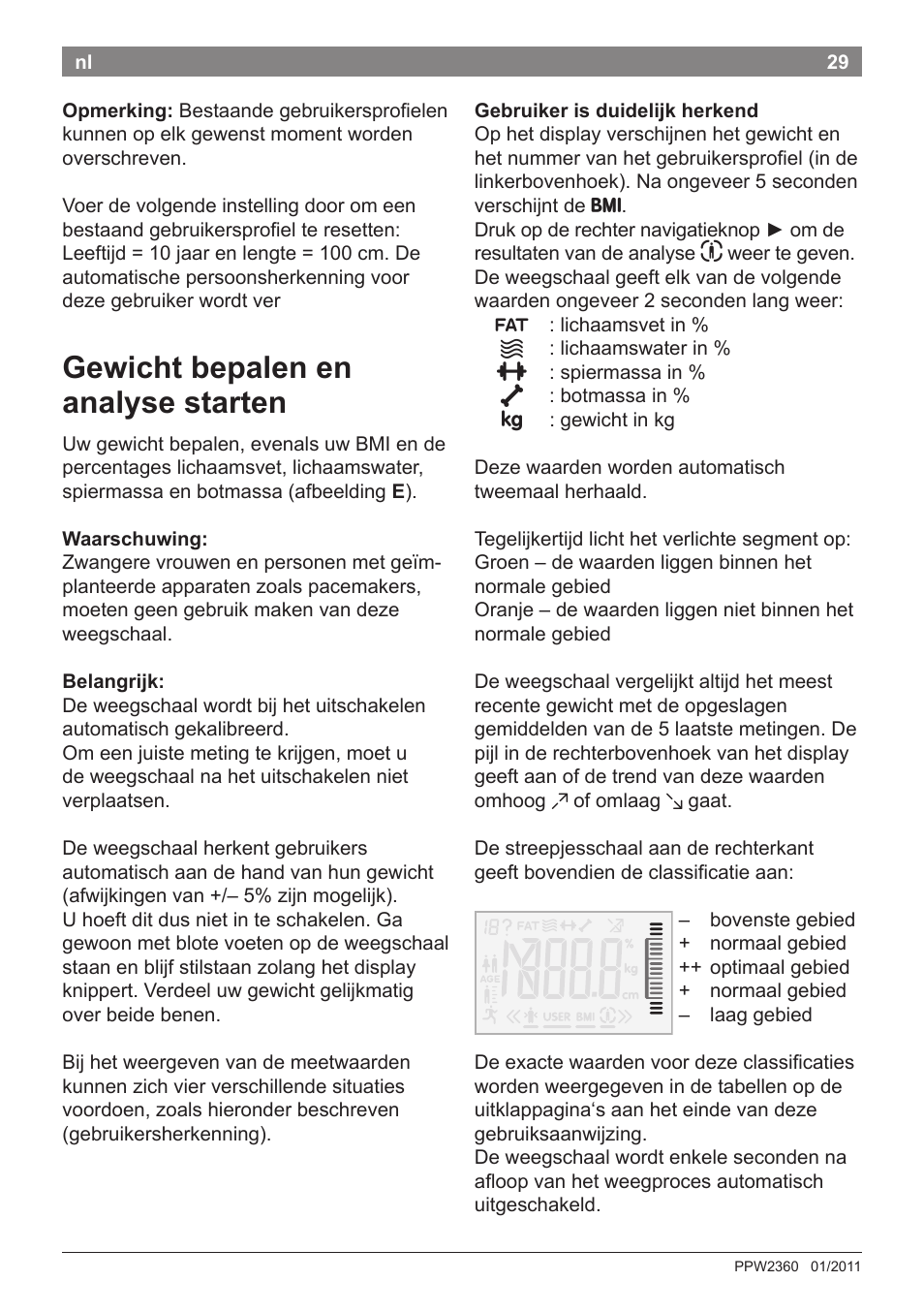 Gewicht bepalen en analyse starten | Bosch PPW2360 Analysewaage elektronisch AxxenceAnalysis Graphic User Manual | Page 33 / 130