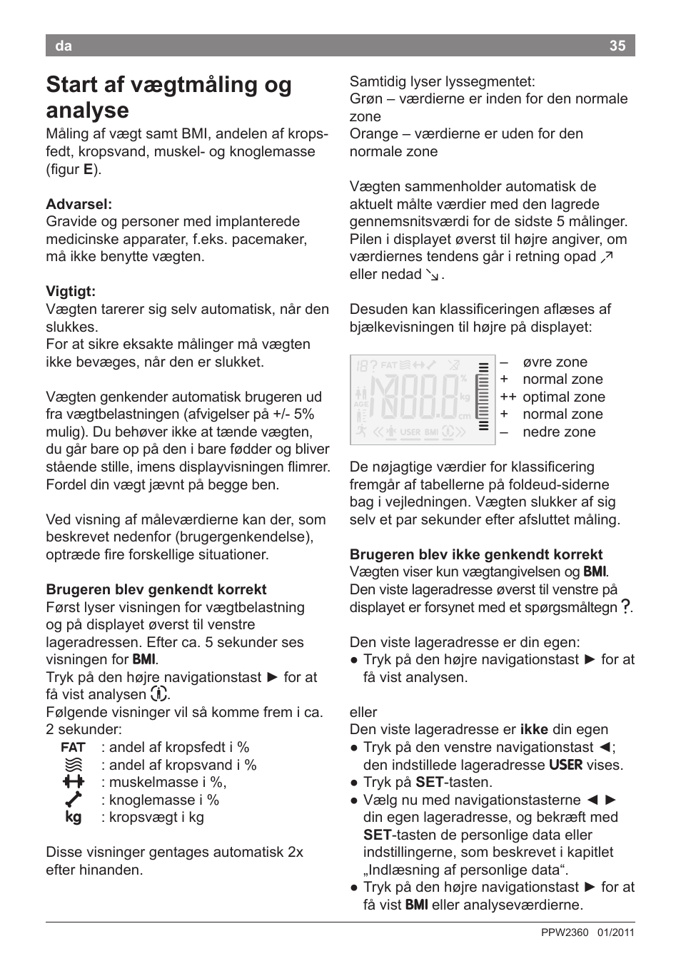 Start af vægtmåling og analyse | Bosch PPW2360 Analysewaage elektronisch AxxenceAnalysis Graphic User Manual | Page 39 / 130