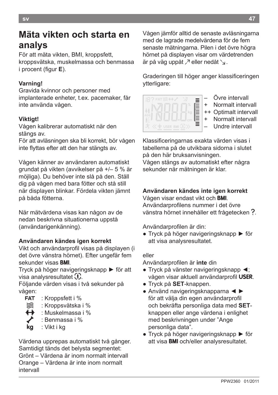 Mäta vikten och starta en analys | Bosch PPW2360 Analysewaage elektronisch AxxenceAnalysis Graphic User Manual | Page 51 / 130