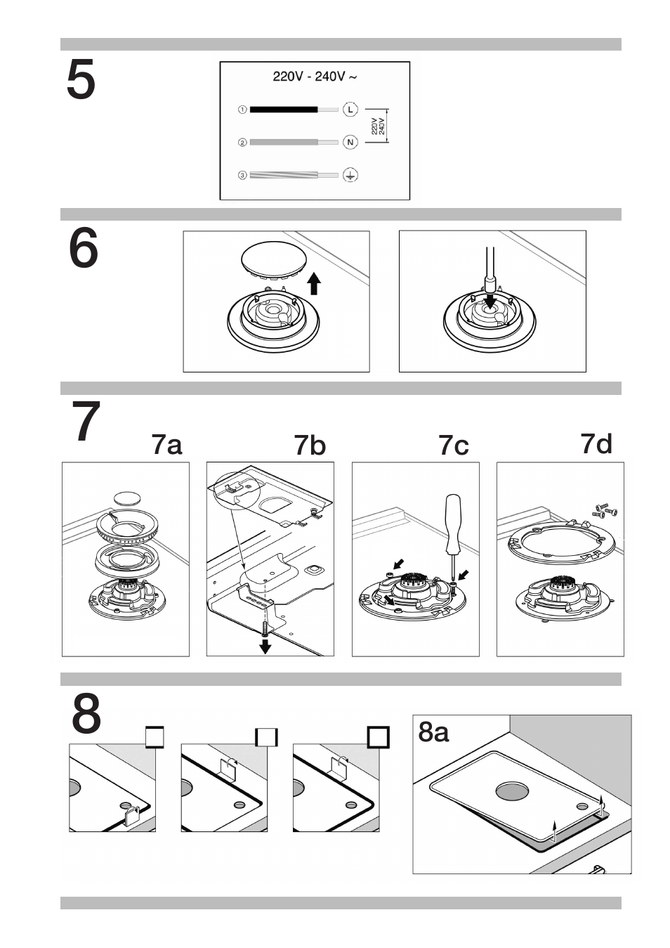 Bosch PRB326B70E Gas-Kochstelle Glaskeramik 30 cm User Manual | Page 3 / 20