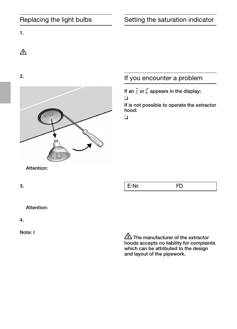 Setting the saturation indicator | Bosch DIC046750 Edelstahl Inselesse 40 cm User Manual | Page 18 / 92