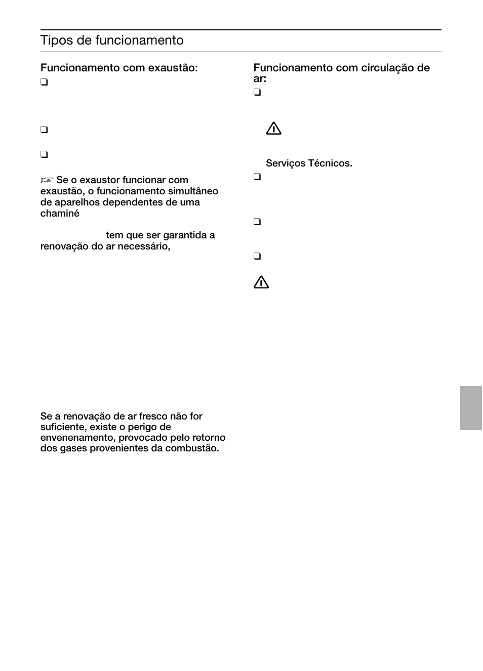 Tipos de funcionamento | Bosch DIC046750 Edelstahl Inselesse 40 cm User Manual | Page 51 / 92