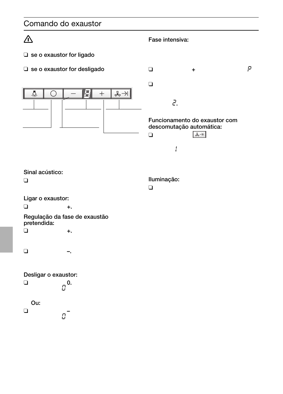 Comando do exaustor | Bosch DIC046750 Edelstahl Inselesse 40 cm User Manual | Page 54 / 92