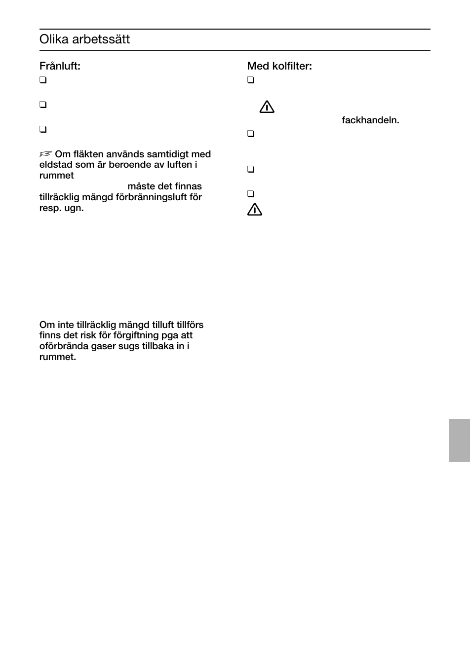 Olika arbetssätt | Bosch DIC046750 Edelstahl Inselesse 40 cm User Manual | Page 59 / 92