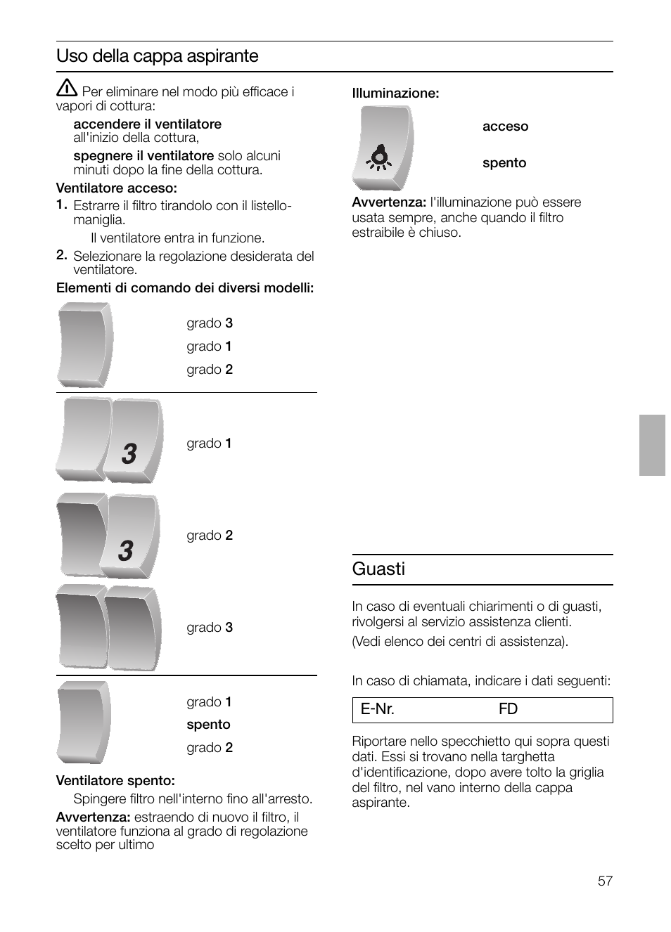 Bosch DHI645H grau-metallic Flachschirmhaube 60 cm User Manual | Page 57 / 96