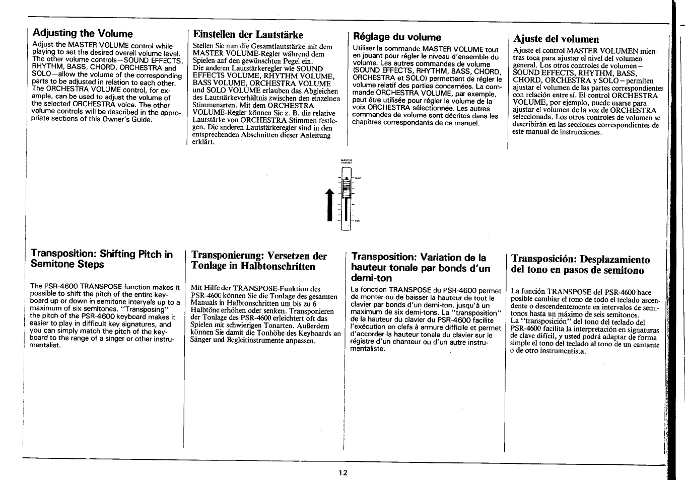 Yamaha PSR-4600 User Manual | Page 14 / 30