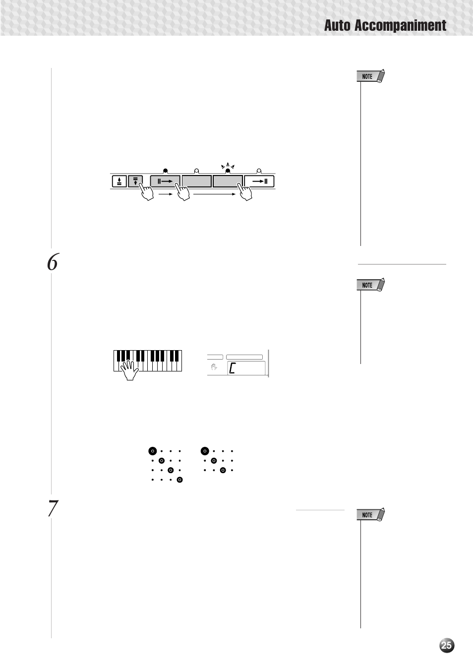 Auto accompaniment | Yamaha PSR-530 User Manual | Page 27 / 130