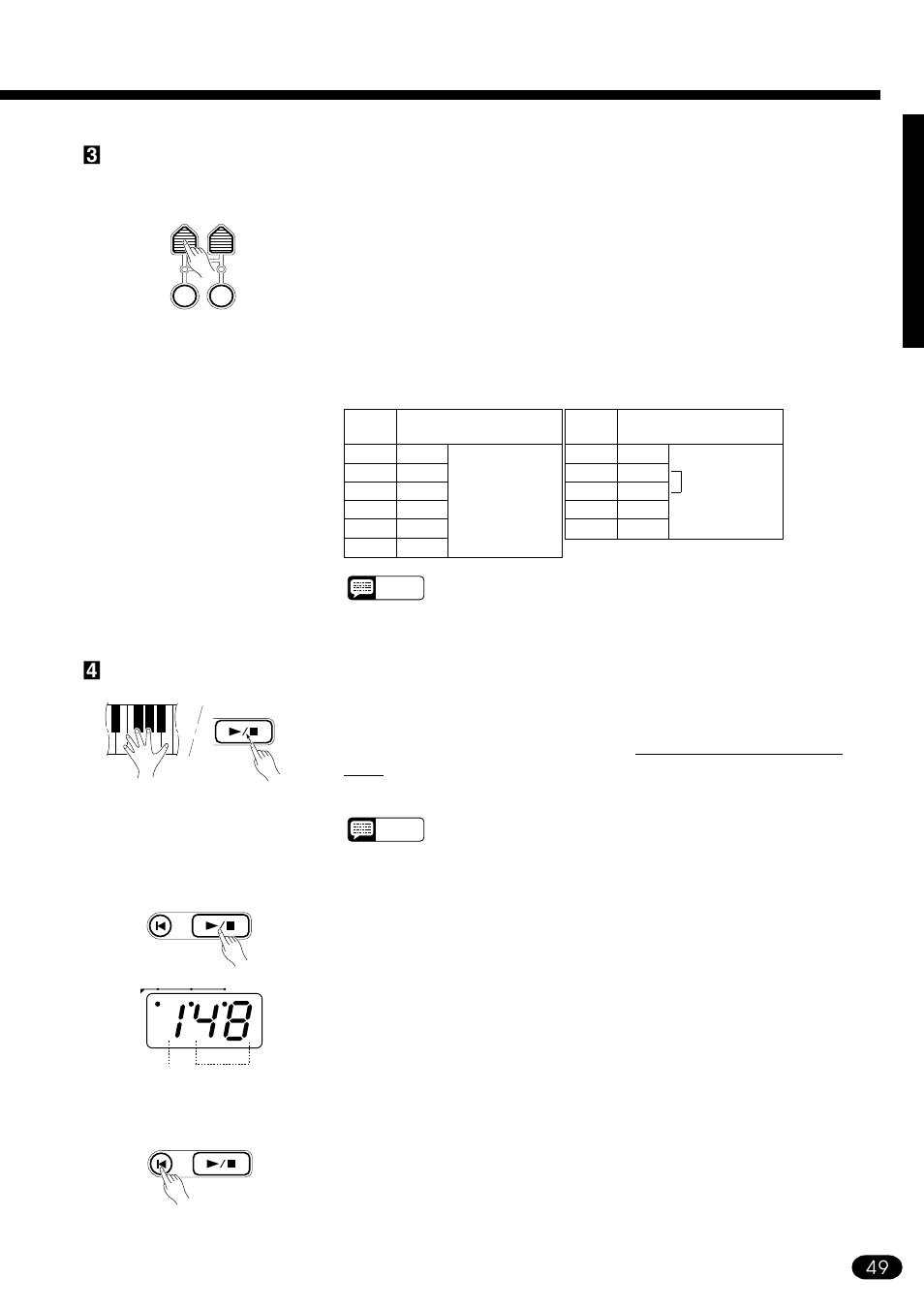 Specify the required gate time | Yamaha PSR-510 User Manual | Page 51 / 77