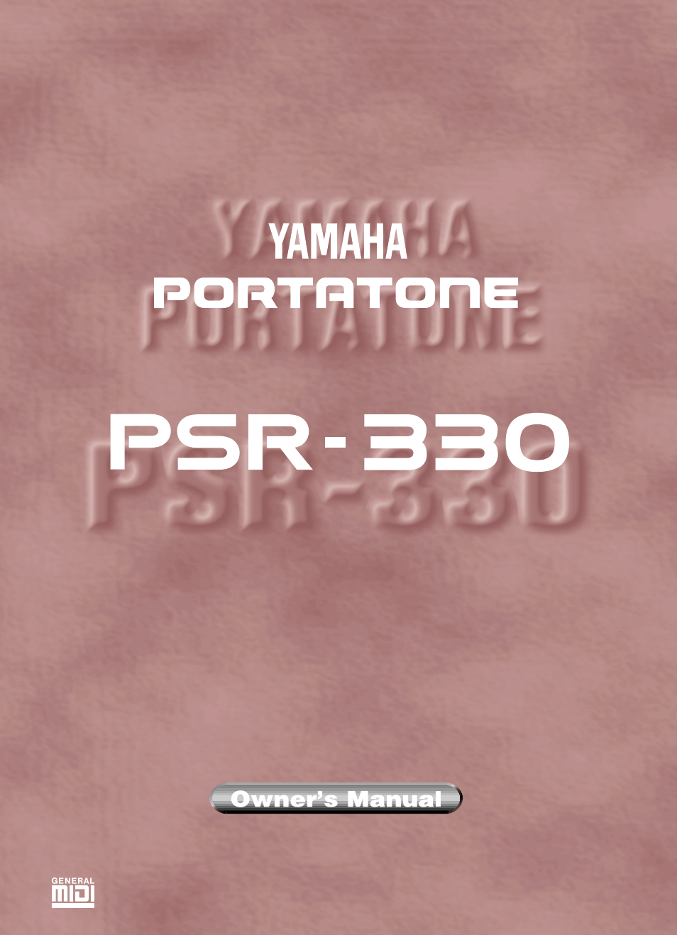 Yamaha PSR-330 User Manual | 90 pages