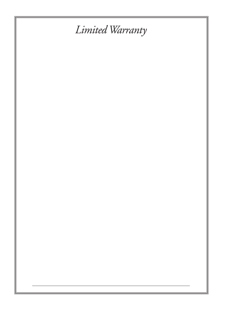 Limited warranty, Keep this document for your records. do not mail | Yamaha PSR-330 User Manual | Page 88 / 90