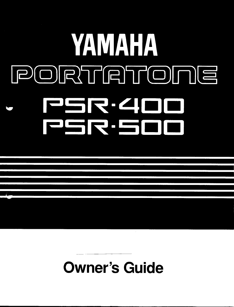 Yamaha PSR-400 User Manual | 47 pages