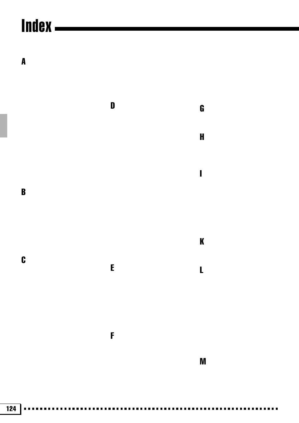 Index | Yamaha PSR-4000 User Manual | Page 128 / 165