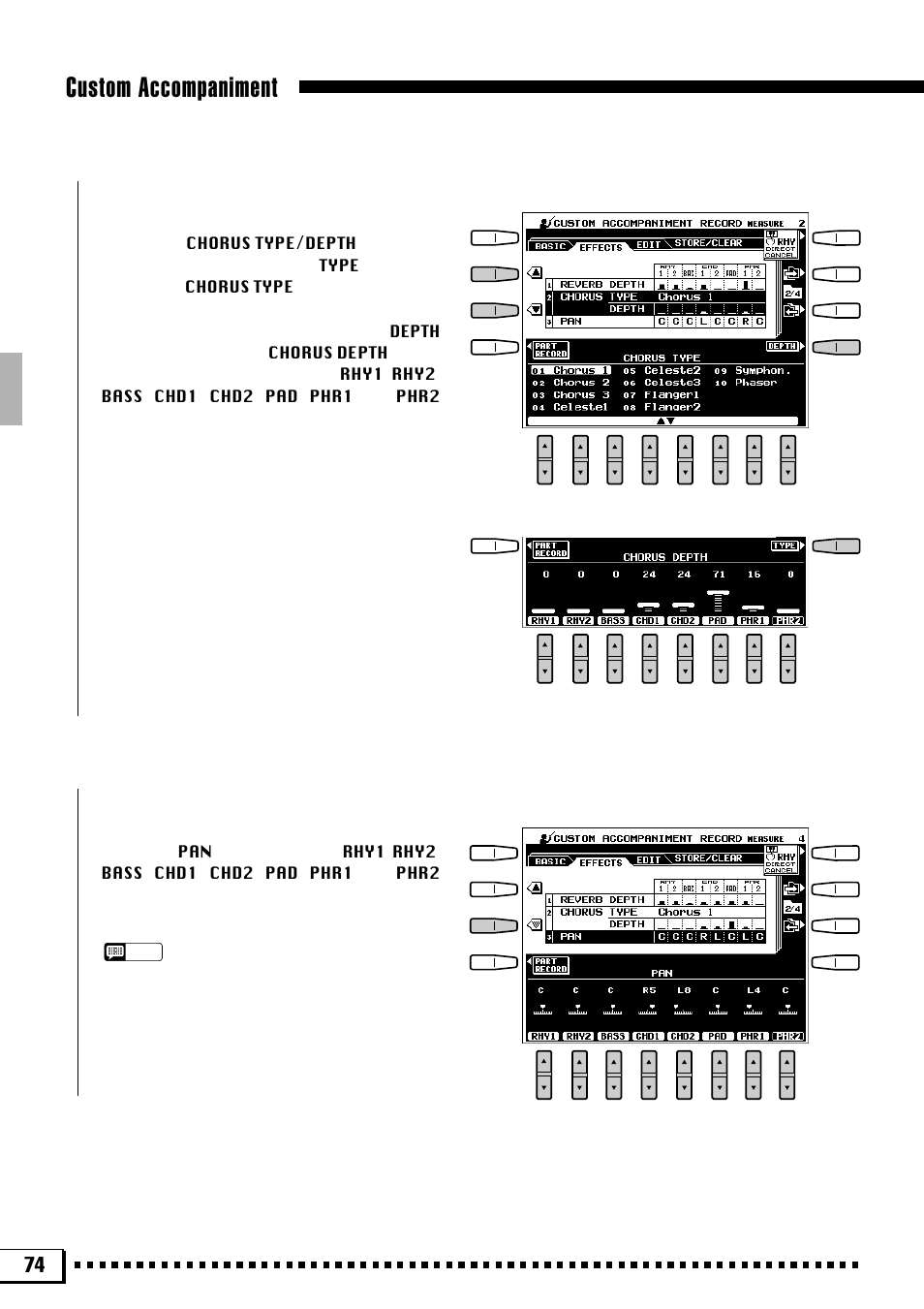 Custom accompaniment | Yamaha PSR-4000 User Manual | Page 78 / 165