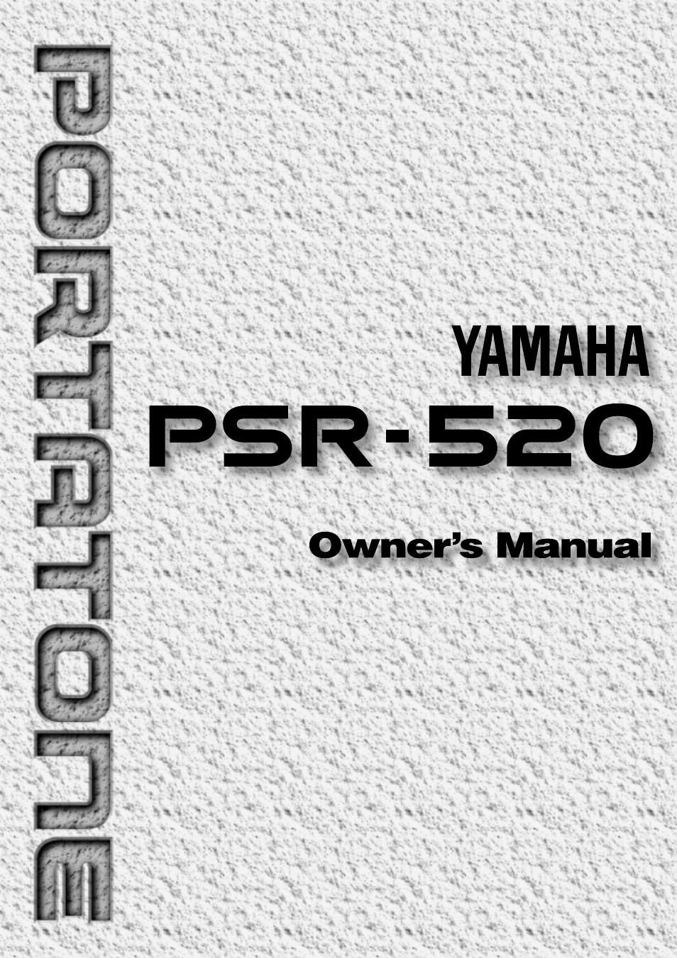 Yamaha PSR-520 User Manual | 102 pages