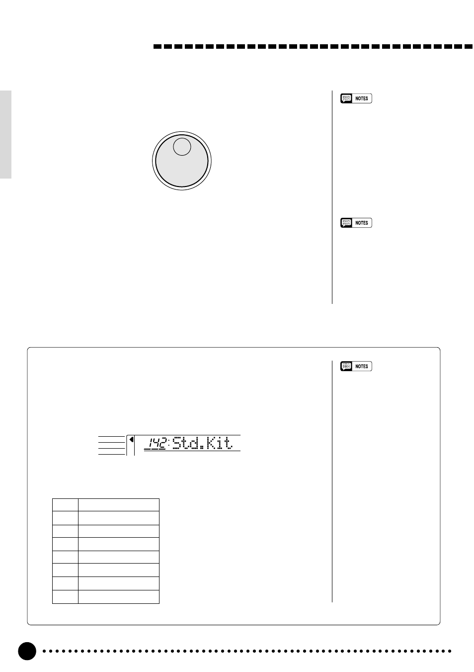Std.kit, Playing the psr-520, Keyboard percussion | Play & adjust volume | Yamaha PSR-520 User Manual | Page 15 / 102