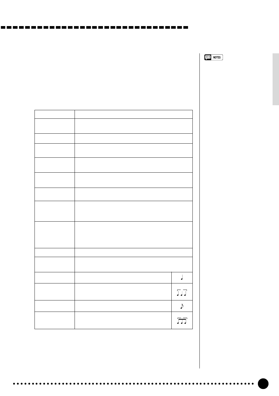 Playing the psr-520, Select a harmony/echo type | Yamaha PSR-520 User Manual | Page 22 / 102