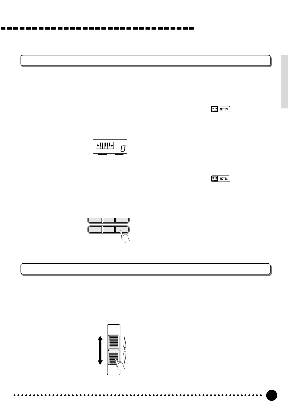 Playing the psr-520 transposition, Pitch bend | Yamaha PSR-520 User Manual | Page 24 / 102