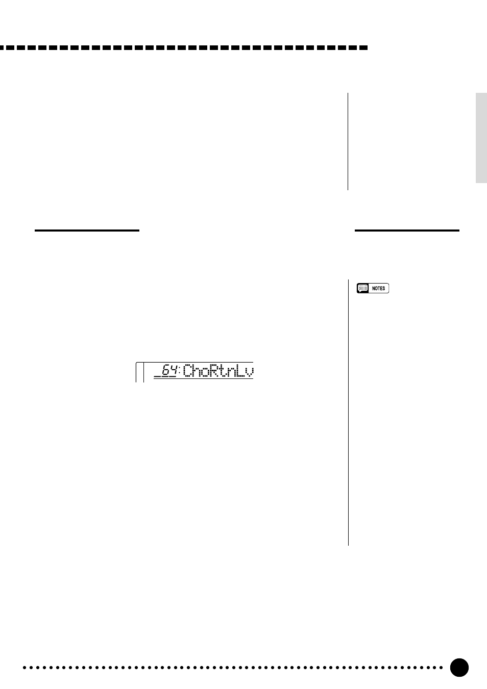 Digital effects, Chortnlv, Setting the chorus return level | Yamaha PSR-520 User Manual | Page 28 / 102