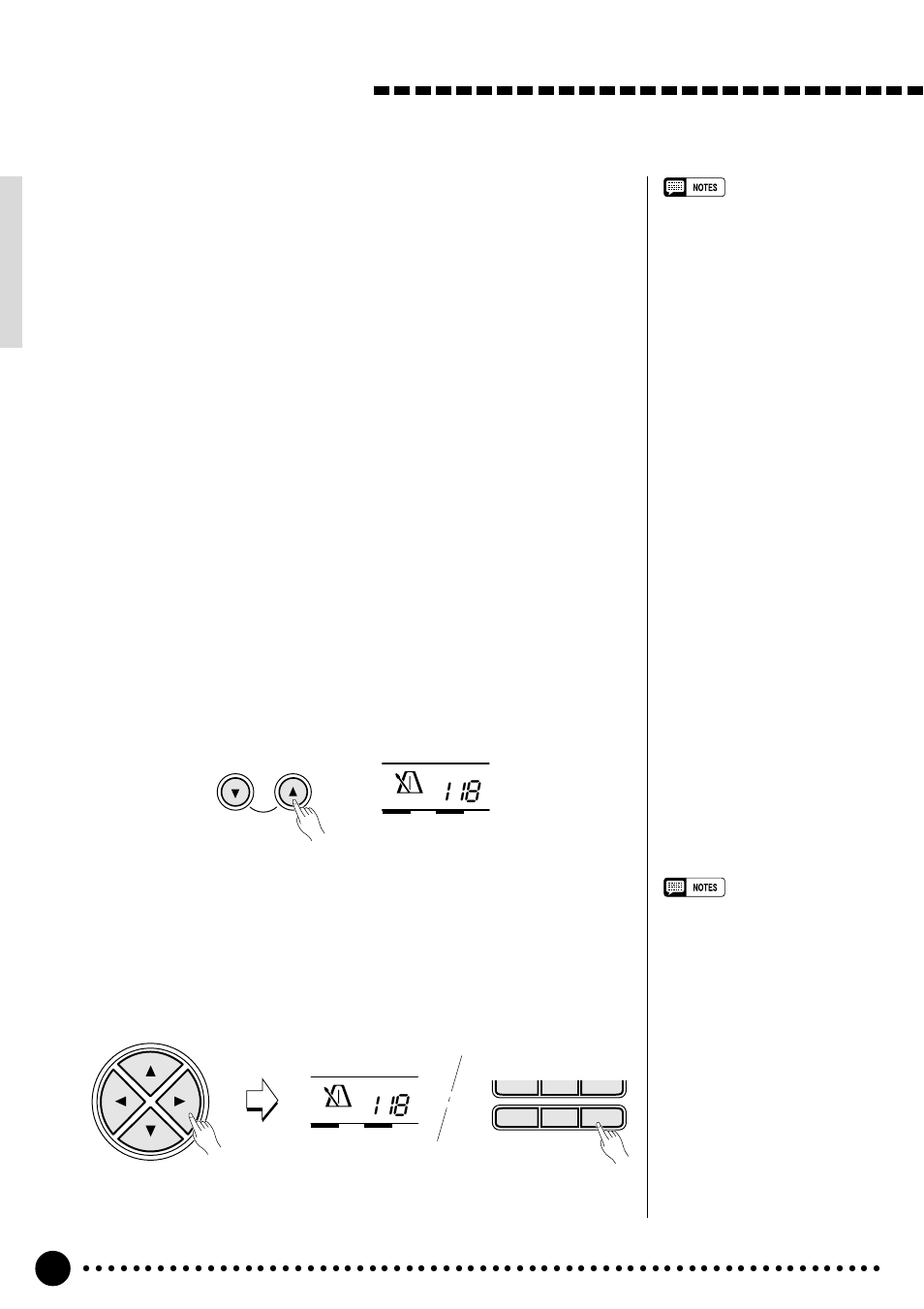 Using auto accompaniment, Set the tempo, Select a style | Yamaha PSR-520 User Manual | Page 35 / 102