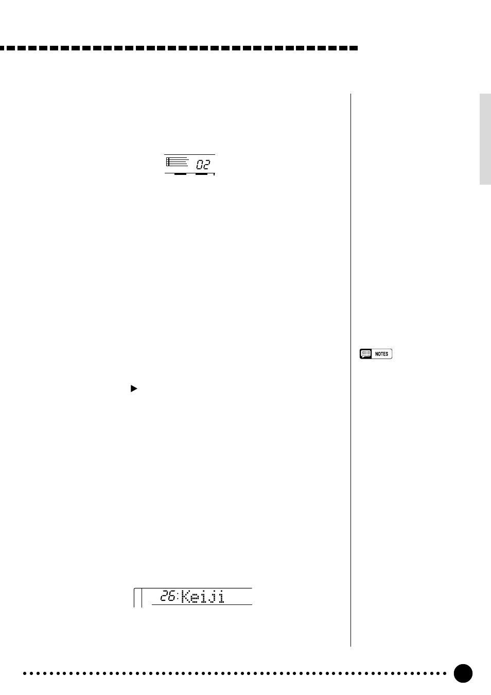 Song recording, Keiji | Yamaha PSR-520 User Manual | Page 52 / 102