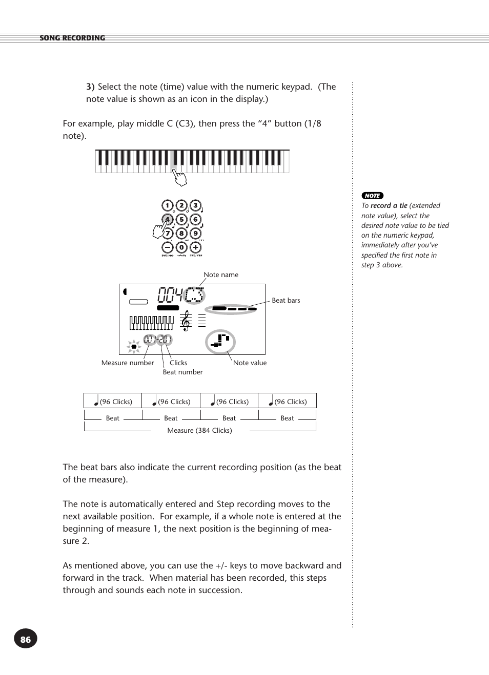 Yamaha PSR-340 User Manual | Page 86 / 128