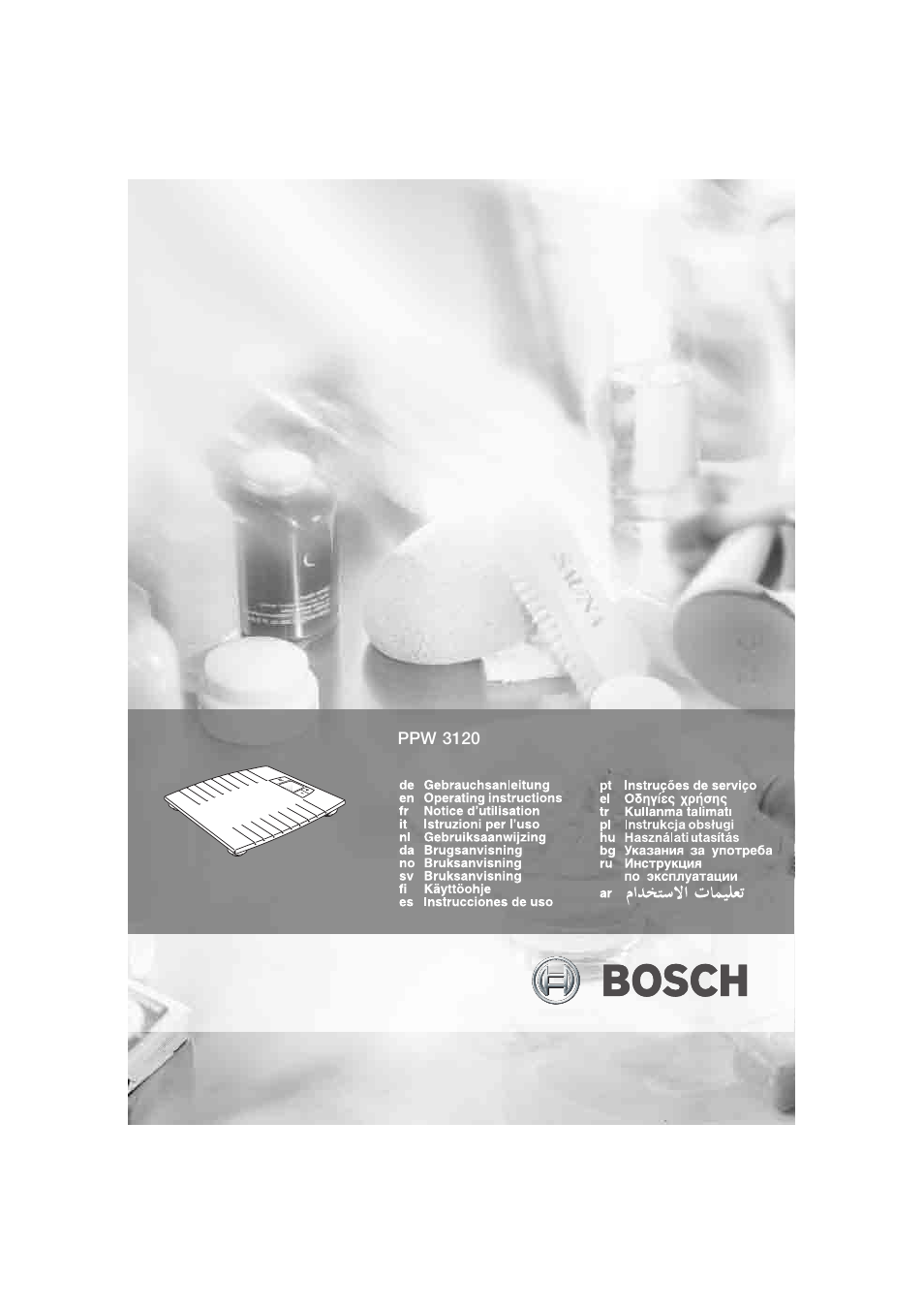 Bosch PPW3120 Analysewaage elektronisch axxence easy coach User Manual | 77 pages