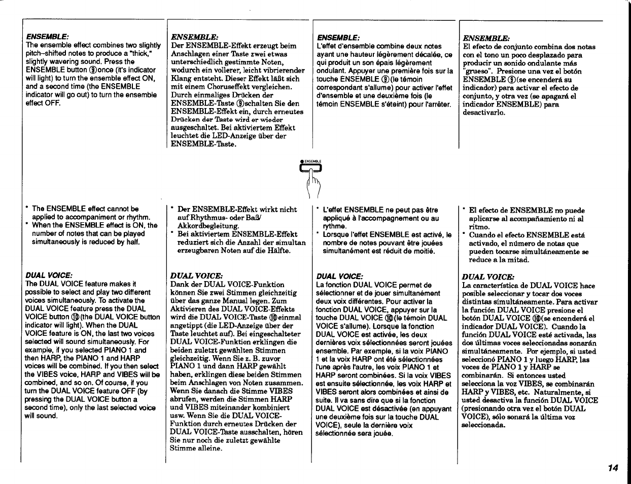 Yamaha PSR-48 User Manual | Page 15 / 45