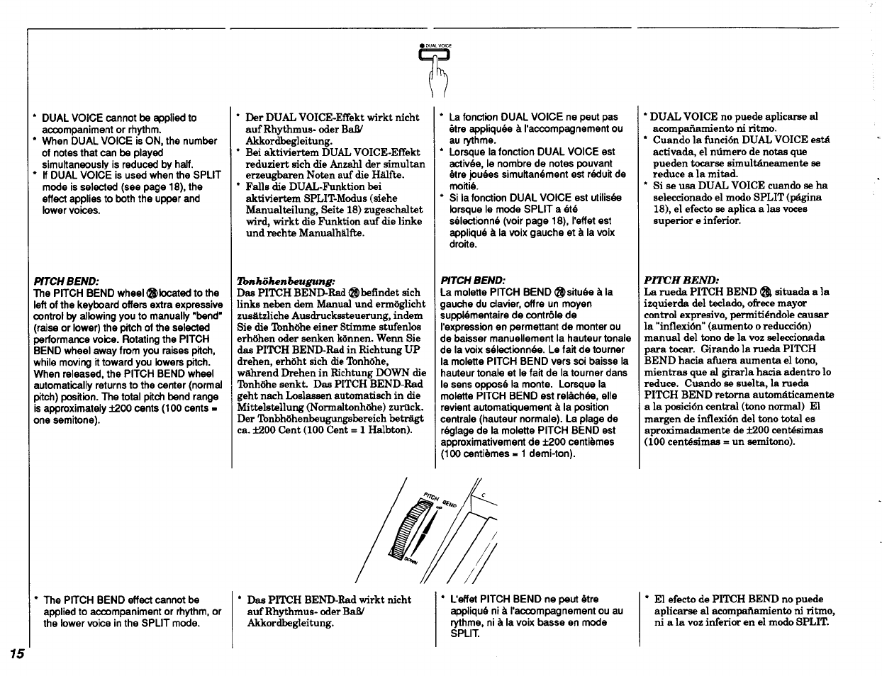 Ibnhöhenbeugung | Yamaha PSR-48 User Manual | Page 16 / 45