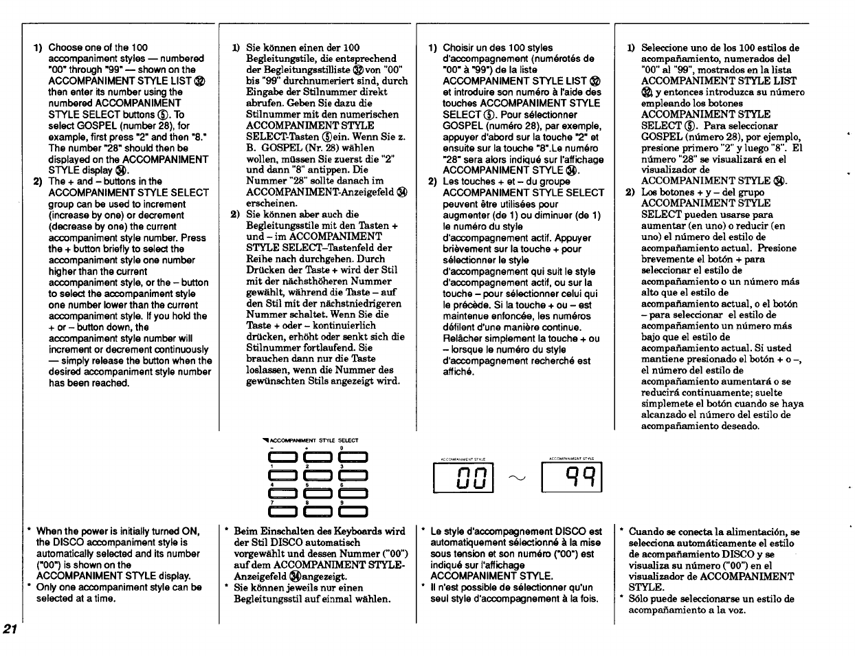 Yamaha PSR-48 User Manual | Page 22 / 45