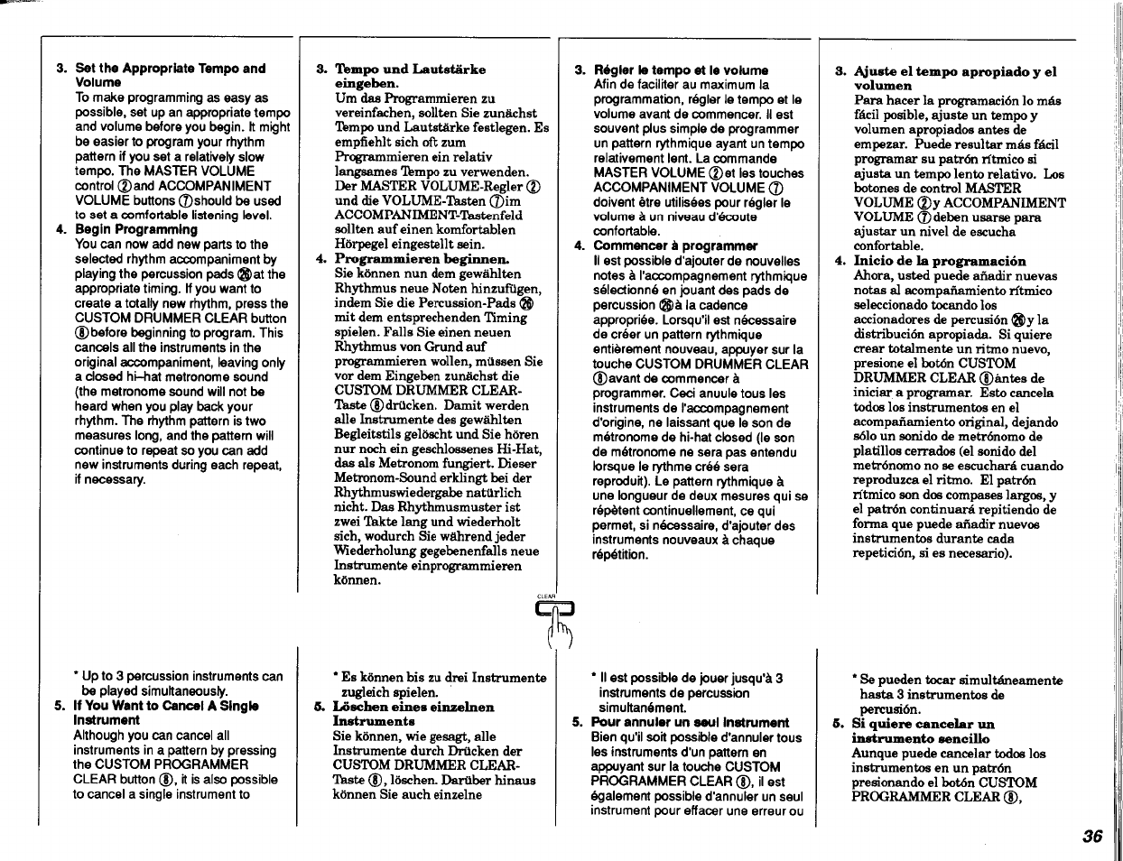Yamaha PSR-48 User Manual | Page 37 / 45