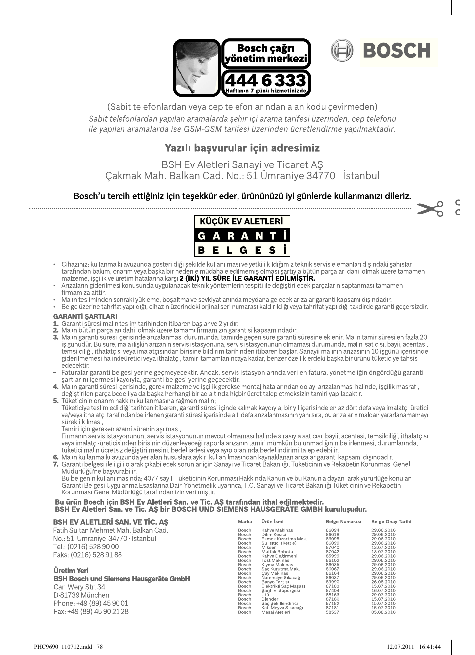 Bosch PHC9690 Lockenformer ProSalon G-curler User Manual | Page 82 / 120