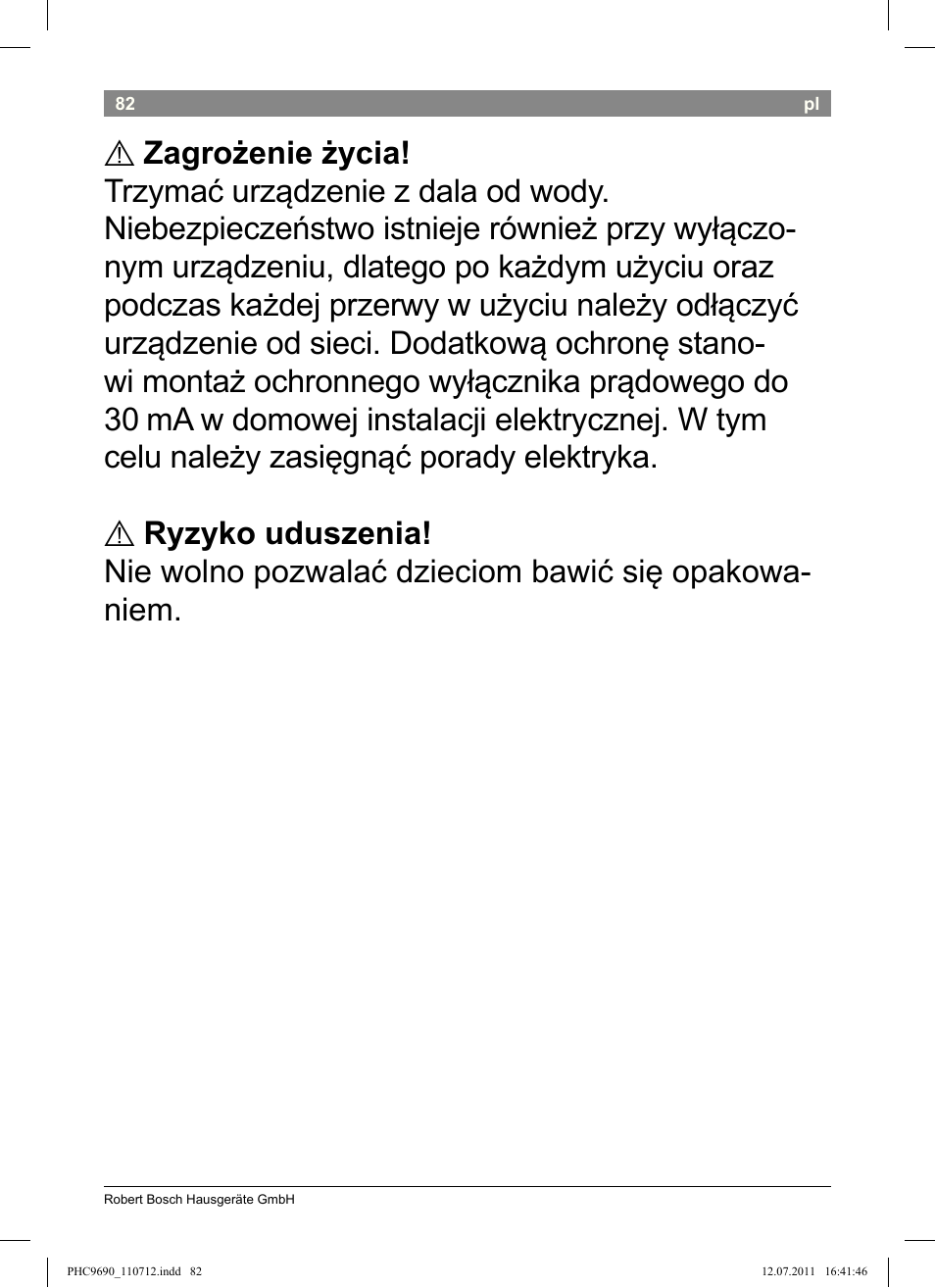 Bosch PHC9690 Lockenformer ProSalon G-curler User Manual | Page 86 / 120