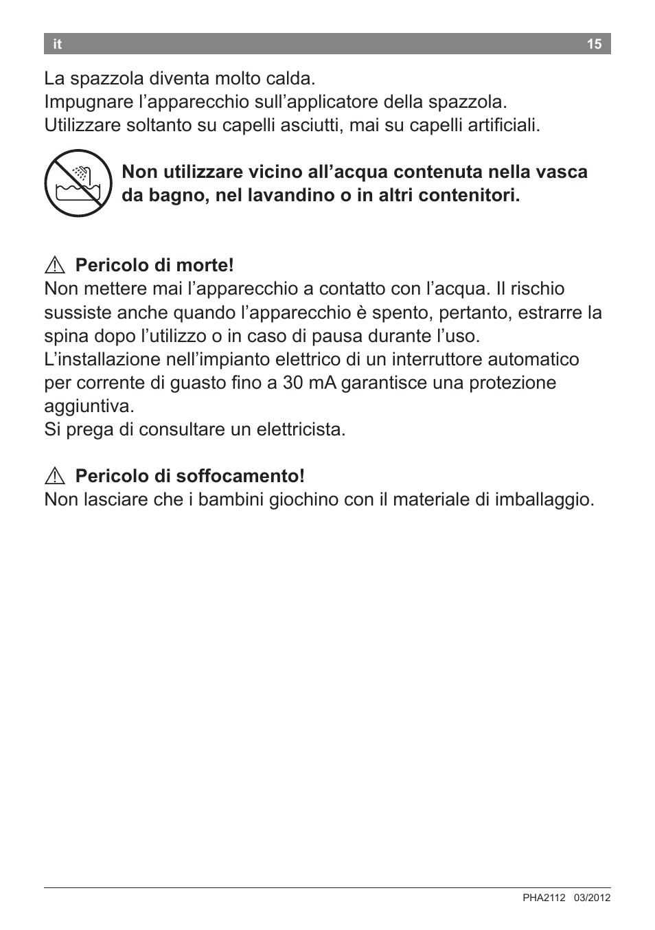 Bosch PHA2112 Warmluftstylingbürste PureStyle User Manual | Page 17 / 84
