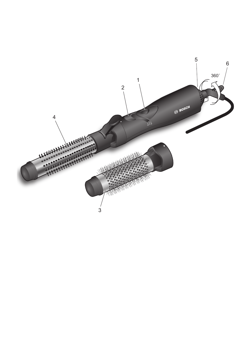 Bosch PHA2112 Warmluftstylingbürste PureStyle User Manual | Page 3 / 84